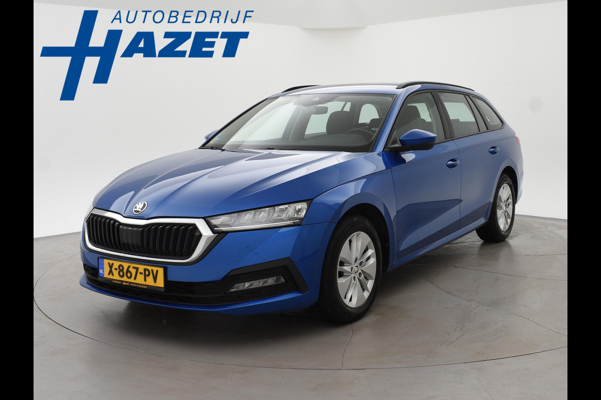 Škoda Octavia Combi 1.0 TSI RACE BLUE + WEGKL. TREKHAAK | VIRTUAL COCKPIT | APPLE CARPLAY | NAVIGATIE | LED