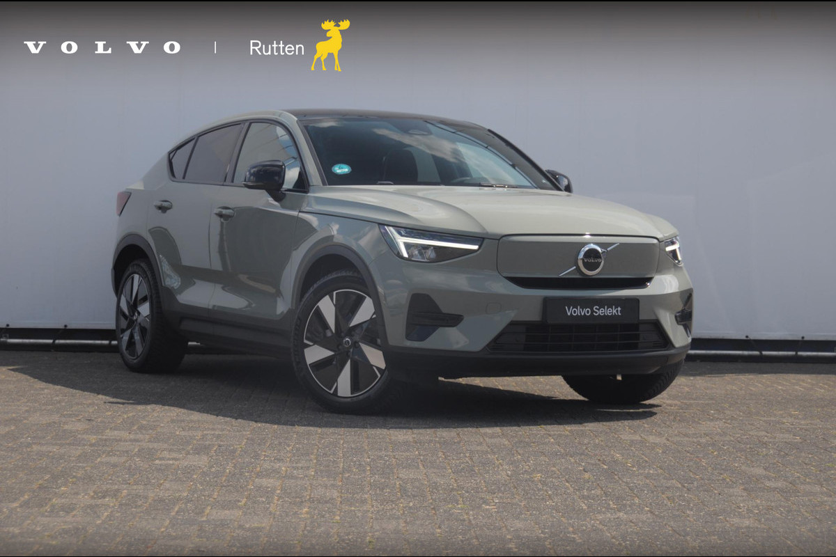 Volvo C40 252PK Automaat Single Ext. Range Plus 82 kWh / Adaptive cruise control  / Pilot assist / BLIS / Stoel en stuur verwarming / Elektrische achterklep / Parkeersensoren met camera / Google infotainment / Panoramadak