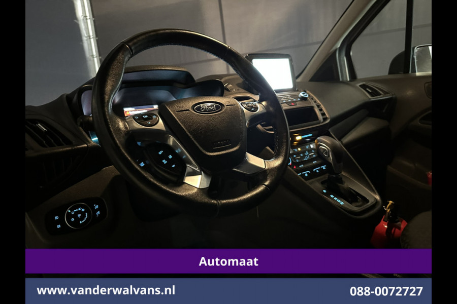 Ford Transit Connect 1.5 EcoBlue 120pk Automaat L2H1 Euro6 Airco | 2x Zijdeur | 3-Zits | Camera | Navigatie | Cruisecontrol Apple Carplay, Android Auto, Stoelverwarming, Verwarmde voorruit, Parkeersensoren, Bijrijdersbank
