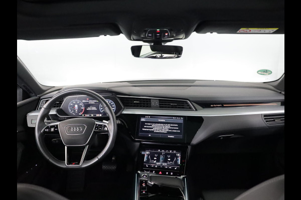 Audi e-tron 55 quattro S edition 95 kWh 408 pk | SOH 95,17% | Navigatie | Panoramadak | Parkeersensoren | Rondomzicht camera | B&O Soundsystem | Head-up display | Lederen bekleding | S-Line |