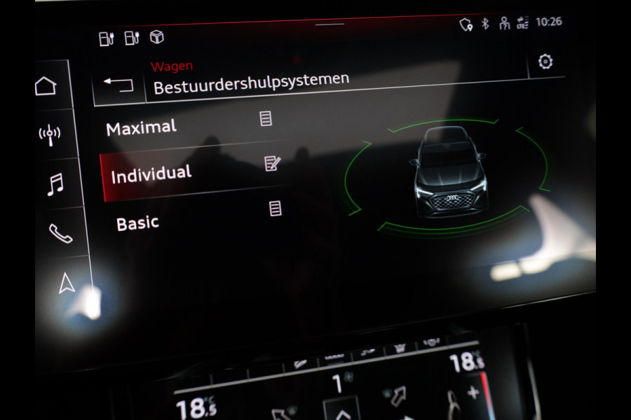 Audi e-tron 55 quattro S edition 95 kWh 408 pk | SOH 95,17% | Navigatie | Panoramadak | Parkeersensoren | Rondomzicht camera | B&O Soundsystem | Head-up display | Lederen bekleding | S-Line |