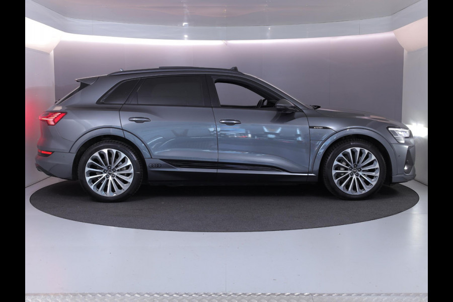 Audi e-tron 55 quattro S edition 95 kWh 408 pk | SOH 95,17% | Navigatie | Panoramadak | Parkeersensoren | Rondomzicht camera | B&O Soundsystem | Head-up display | Lederen bekleding | S-Line |