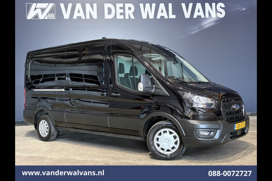 Ford Transit 2.0 TDCI 130pk L3H2 Euro6 Airco | Apple Carplay | Adaptieve Cruisecontrol | 2500kg Trekhaak Android Auto, Verwarmde Voorruit, Parkeersensoren, Bijrijdersbank