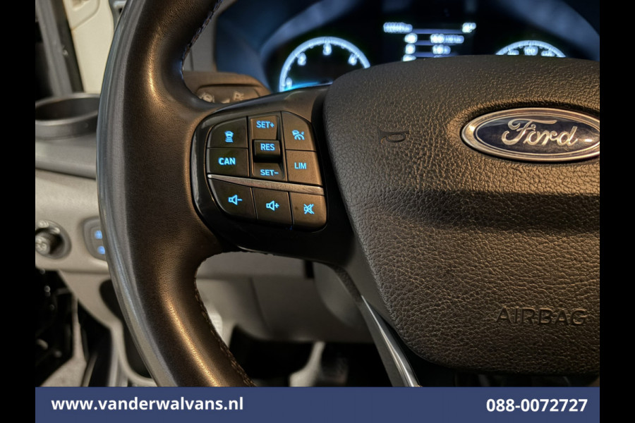 Ford Transit 2.0 TDCI 130pk L3H2 Euro6 Airco | Apple Carplay | Adaptieve Cruisecontrol | 2500kg Trekhaak Android Auto, Verwarmde Voorruit, Parkeersensoren, Bijrijdersbank