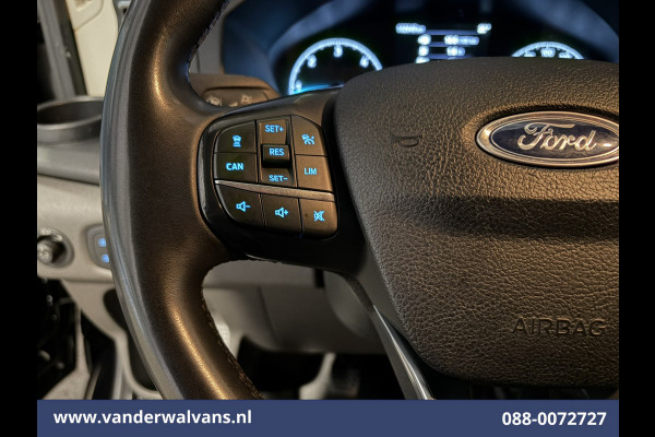 Ford Transit 2.0 TDCI 130pk L3H2 Euro6 Airco | Apple Carplay | Adaptieve Cruisecontrol | 2500kg Trekhaak Android Auto, Verwarmde Voorruit, Parkeersensoren, Bijrijdersbank