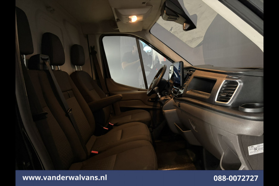 Ford Transit 2.0 TDCI 130pk L3H2 Euro6 Airco | Apple Carplay | Adaptieve Cruisecontrol | 2500kg Trekhaak Android Auto, Verwarmde Voorruit, Parkeersensoren, Bijrijdersbank