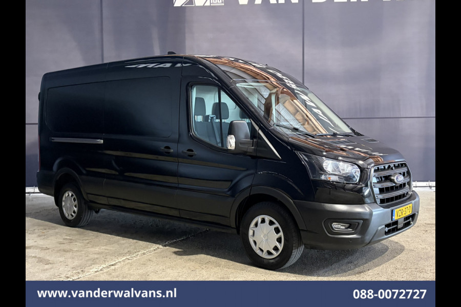 Ford Transit 2.0 TDCI 130pk L3H2 Euro6 Airco | Apple Carplay | Adaptieve Cruisecontrol | 2500kg Trekhaak Android Auto, Verwarmde Voorruit, Parkeersensoren, Bijrijdersbank
