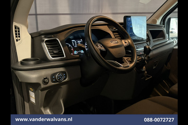 Ford Transit 2.0 TDCI 130pk L3H2 Euro6 Airco | Apple Carplay | Adaptieve Cruisecontrol | 2500kg Trekhaak Android Auto, Verwarmde Voorruit, Parkeersensoren, Bijrijdersbank