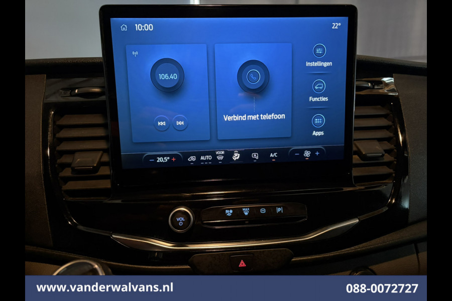 Ford Transit 2.0 TDCI 130pk L3H2 Euro6 Airco | Apple Carplay | Adaptieve Cruisecontrol | 2500kg Trekhaak Android Auto, Verwarmde Voorruit, Parkeersensoren, Bijrijdersbank