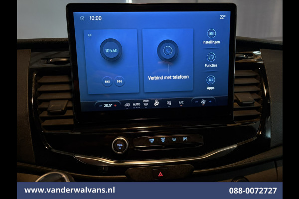 Ford Transit 2.0 TDCI 130pk L3H2 Euro6 Airco | Apple Carplay | Adaptieve Cruisecontrol | 2500kg Trekhaak Android Auto, Verwarmde Voorruit, Parkeersensoren, Bijrijdersbank