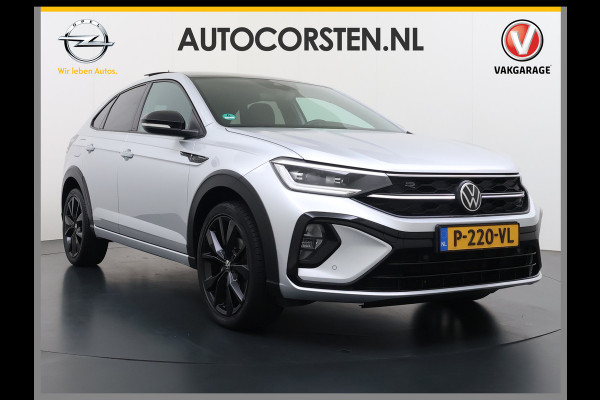 Volkswagen Taigo 1.0TSI Automaat R-Line Panoramadak Camera Adap.Cruise Trekhaak Stoelverwarming Apple Carplay Android Auto Navi Ecc Draadloze telefoonlader Keyless Lmv DAB Bluetooth IQ Light Pdc Isofix Privacy Glas Led Rijstrooksensor 1100KG Trekgewicht
