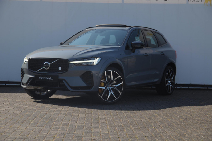 Volvo XC60 T8 455PK Automaat AWD Polestar Engineered / Google infotaiment / Adaptieve cruise control / BLIS/ Panoramamisch schuif-kanteldak / Stoel- en stuurwielverwarming / Apple Carplay / Head-up display / Gelamineerde ramen / 22"Velgen / Harman Kardon audio /