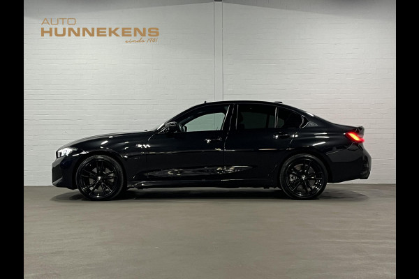 BMW 3-serie 330e M Sport | Open dak | Adapt. cruise | Trekhaak | Head-up | Stoelverwarming | Sfeerverlichting | Carplay | Leder
