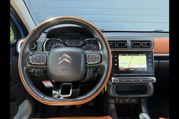 Citroën C3 1.2 PureTech Shine Nieuwe D-riem,Camera,Navi,Clima,Cruise,Lm velgen,Pdc,Rijstrooksensor,Halfleder,Dealer Onderhouden,N.A.P,Apk tot 06-2027