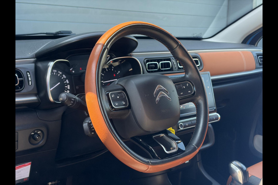 Citroën C3 1.2 PureTech Shine Nieuwe D-riem,Camera,Navi,Clima,Cruise,Lm velgen,Pdc,Rijstrooksensor,Halfleder,Dealer Onderhouden,N.A.P,Apk tot 06-2027