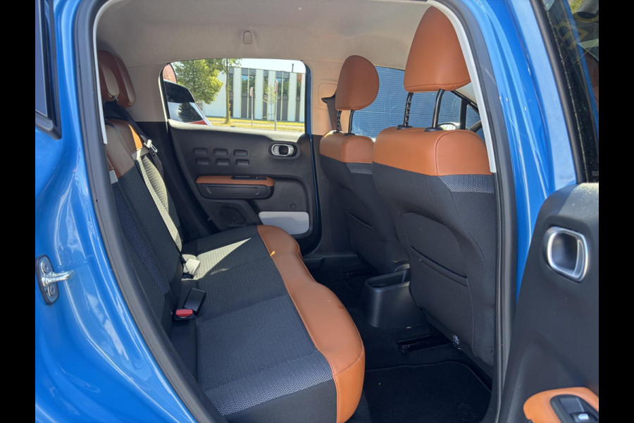 Citroën C3 1.2 PureTech Shine Nieuwe D-riem,Camera,Navi,Clima,Cruise,Lm velgen,Pdc,Rijstrooksensor,Halfleder,Dealer Onderhouden,N.A.P,Apk tot 06-2027