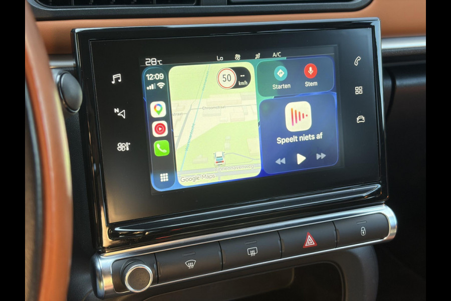 Citroën C3 1.2 PureTech Shine Nieuwe D-riem,Camera,Navi,Clima,Cruise,Lm velgen,Pdc,Rijstrooksensor,Halfleder,Dealer Onderhouden,N.A.P,Apk tot 06-2027
