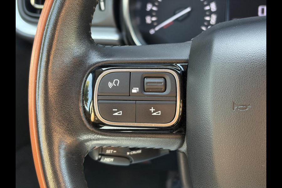 Citroën C3 1.2 PureTech Shine Nieuwe D-riem,Camera,Navi,Clima,Cruise,Lm velgen,Pdc,Rijstrooksensor,Halfleder,Dealer Onderhouden,N.A.P,Apk tot 06-2027