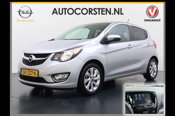 Opel KARL 1.0I 75PK 5Drs Ecc Navi* Apple Carplay Android Auto Pdc Stoel+Stuurverwarming Cruise Control Innovation Isofix Bluetooth Lmv Privacy Glas City Steer ESP Mistlampen Dealeronderhouden 1e Eigenaar Origineel Nederlandse Auto