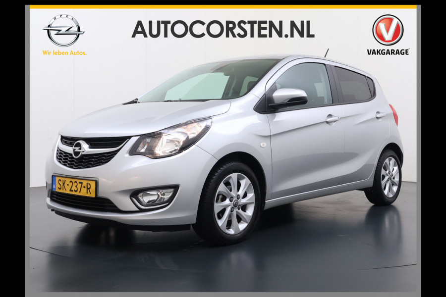 Opel KARL 1.0I 75PK 5Drs Ecc Navi* Apple Carplay Android Auto Pdc Stoel+Stuurverwarming Cruise Control Innovation Isofix Bluetooth Lmv Privacy Glas City Steer ESP Mistlampen Dealeronderhouden 1e Eigenaar Origineel Nederlandse Auto