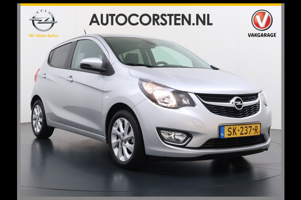 Opel KARL 1.0I 75PK 5Drs Ecc Navi* Apple Carplay Android Auto Pdc Stoel+Stuurverwarming Cruise Control Innovation Isofix Bluetooth Lmv Privacy Glas City Steer ESP Mistlampen Dealeronderhouden 1e Eigenaar Origineel Nederlandse Auto