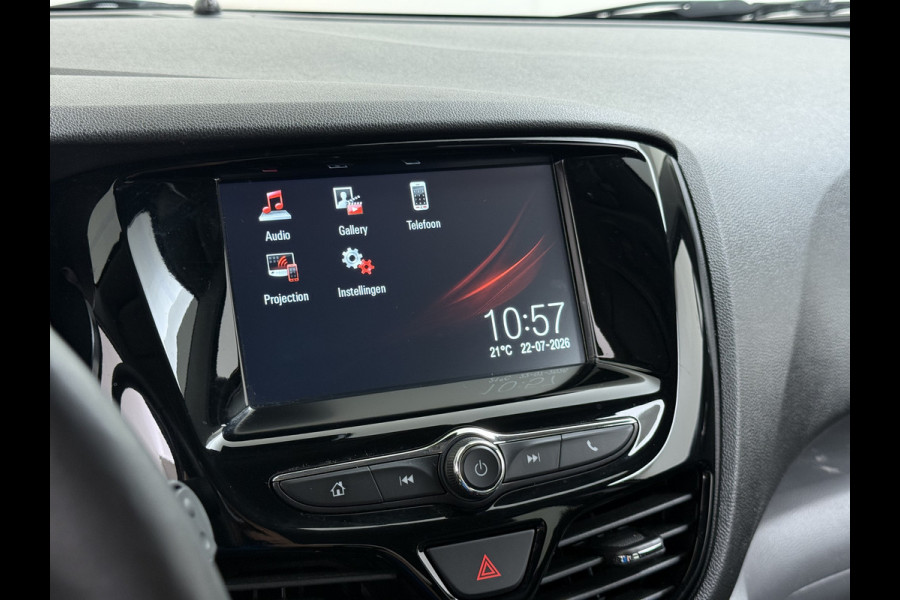 Opel KARL 1.0I 75PK 5Drs Ecc Navi* Apple Carplay Android Auto Pdc Stoel+Stuurverwarming Cruise Control Innovation Isofix Bluetooth Lmv Privacy Glas City Steer ESP Mistlampen Dealeronderhouden 1e Eigenaar Origineel Nederlandse Auto