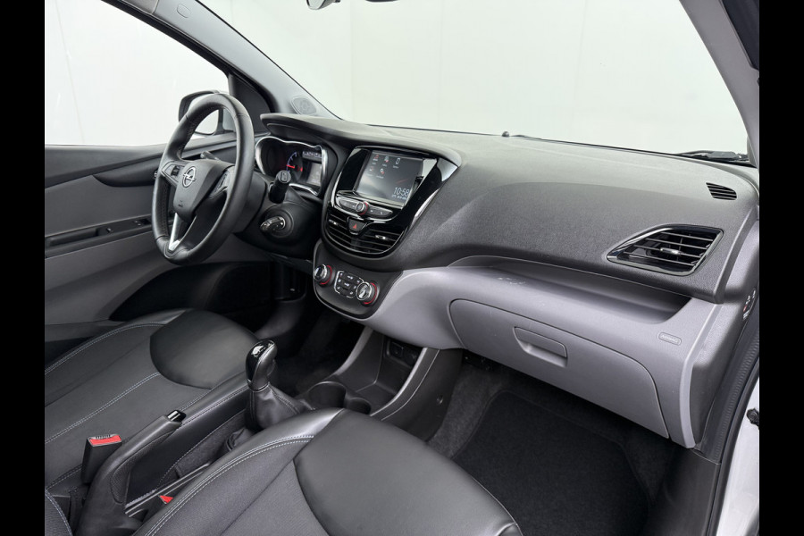 Opel KARL 1.0I 75PK 5Drs Ecc Navi* Apple Carplay Android Auto Pdc Stoel+Stuurverwarming Cruise Control Innovation Isofix Bluetooth Lmv Privacy Glas City Steer ESP Mistlampen Dealeronderhouden 1e Eigenaar Origineel Nederlandse Auto