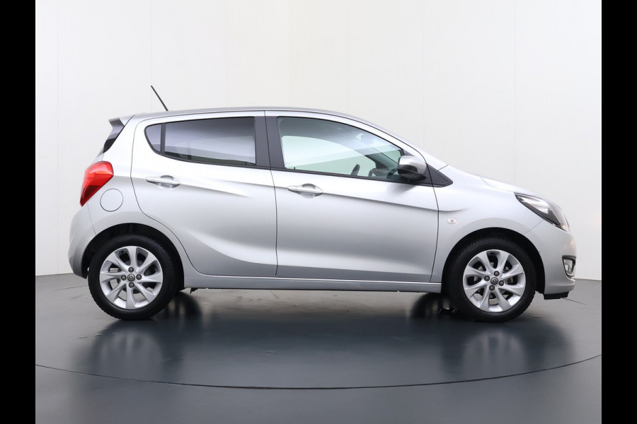 Opel KARL 1.0I 75PK 5Drs Ecc Navi* Apple Carplay Android Auto Pdc Stoel+Stuurverwarming Cruise Control Innovation Isofix Bluetooth Lmv Privacy Glas City Steer ESP Mistlampen Dealeronderhouden 1e Eigenaar Origineel Nederlandse Auto