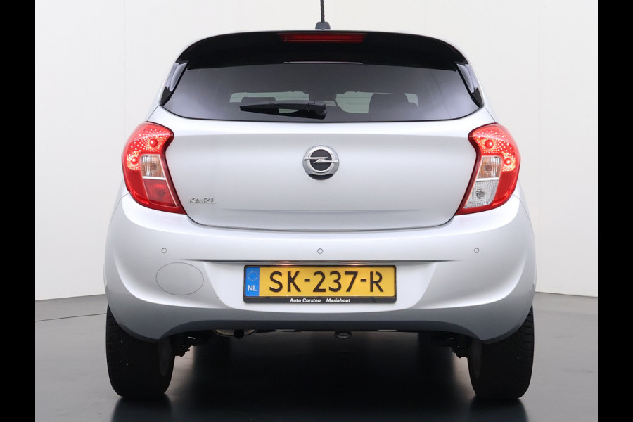 Opel KARL 1.0I 75PK 5Drs Ecc Navi* Apple Carplay Android Auto Pdc Stoel+Stuurverwarming Cruise Control Innovation Isofix Bluetooth Lmv Privacy Glas City Steer ESP Mistlampen Dealeronderhouden 1e Eigenaar Origineel Nederlandse Auto
