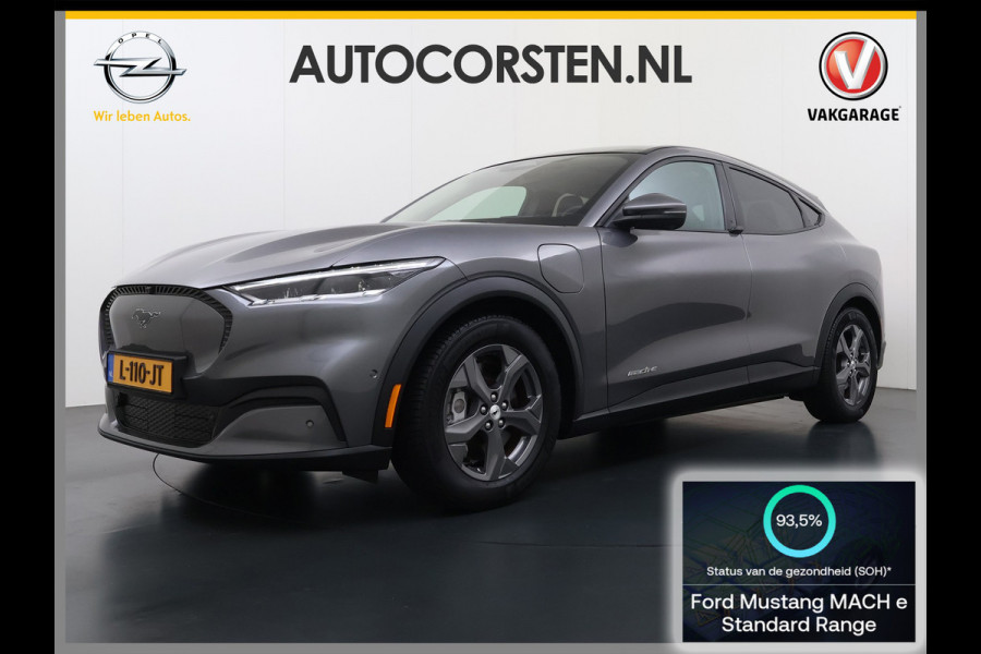 Ford Mustang Mach-E RWD 75kWh Panoramadak 360°Camera Adap.Cruise B&O®-Hifi Leder+Memory SOH 93% Stoel+Stuurverwarming Elek.Stoelen Navi Pdc Keyless Android Auto Apple Carplay Elek.Achterklep Lmv 18" DAB Bluetooth Led 1e Eigenaar Dealeronderhouden Origineel Nederlandse Auto
