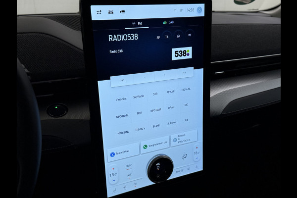 Ford Mustang Mach-E RWD 75kWh Panoramadak 360°Camera Adap.Cruise B&O®-Hifi Leder+Memory SOH 93% Stoel+Stuurverwarming Elek.Stoelen Navi Pdc Keyless Android Auto Apple Carplay Elek.Achterklep Lmv 18" DAB Bluetooth Led 1e Eigenaar Dealeronderhouden Origineel Nederlandse Auto