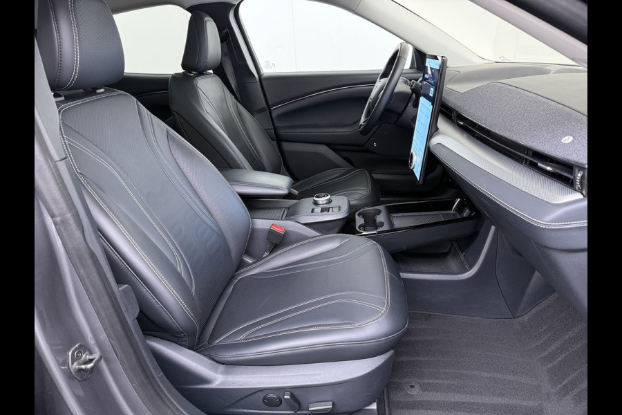 Ford Mustang Mach-E RWD 75kWh Panoramadak 360°Camera Adap.Cruise B&O®-Hifi Leder+Memory SOH 93% Stoel+Stuurverwarming Elek.Stoelen Navi Pdc Keyless Android Auto Apple Carplay Elek.Achterklep Lmv 18" DAB Bluetooth Led 1e Eigenaar Dealeronderhouden Origineel Nederlandse Auto