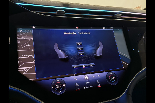 Mercedes-Benz EQE SUV 350 4Matic Electric Art 91 kWh | SOH 96,8% | Trekhaak | Matrix LED | Panodak | achterasbesturing | HUD | MBUX Hyper