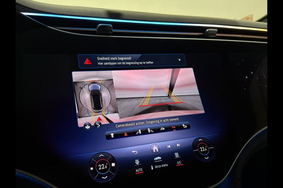 Mercedes-Benz EQE SUV 350 4Matic Electric Art 91 kWh | SOH 96,8% | Trekhaak | Matrix LED | Panodak | achterasbesturing | HUD | MBUX Hyper