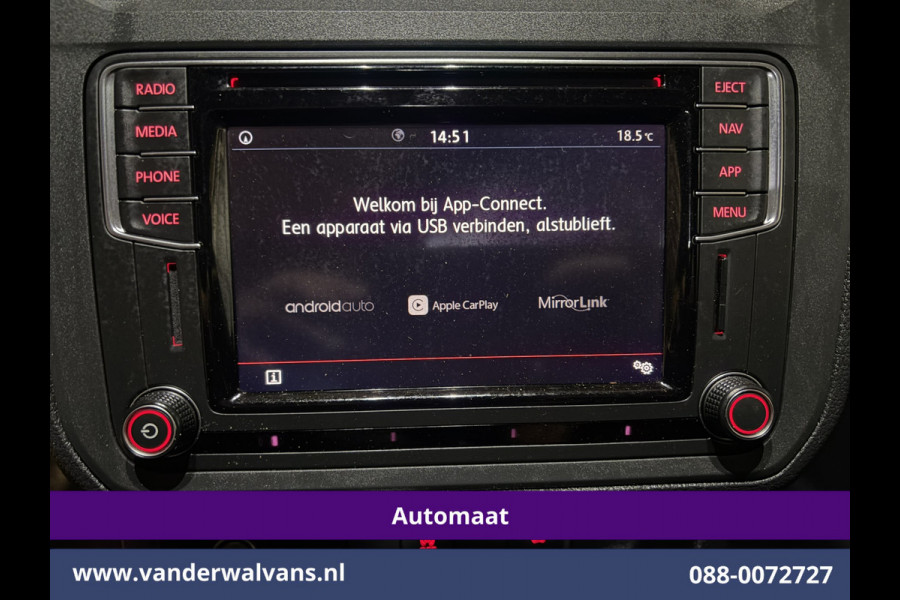 Volkswagen Caddy 2.0 TDI 102pk Automaat L1H1 Euro6 Airco | Navigatie | Apple Carplay | Cruisecontrol | 1500kg Trekhaak Android Auto, Parkeersensoren