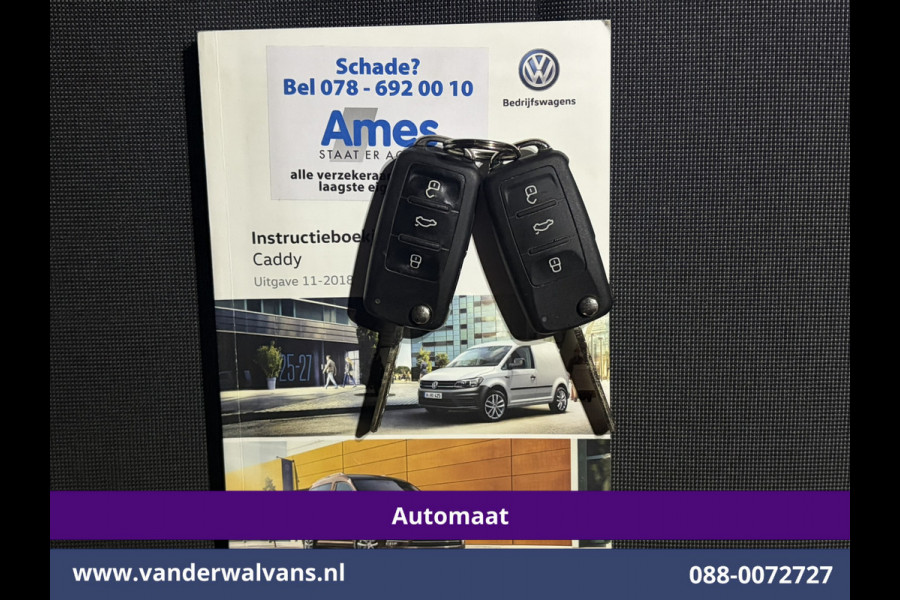 Volkswagen Caddy 2.0 TDI 102pk Automaat L1H1 Euro6 Airco | Navigatie | Apple Carplay | Cruisecontrol | 1500kg Trekhaak Android Auto, Parkeersensoren