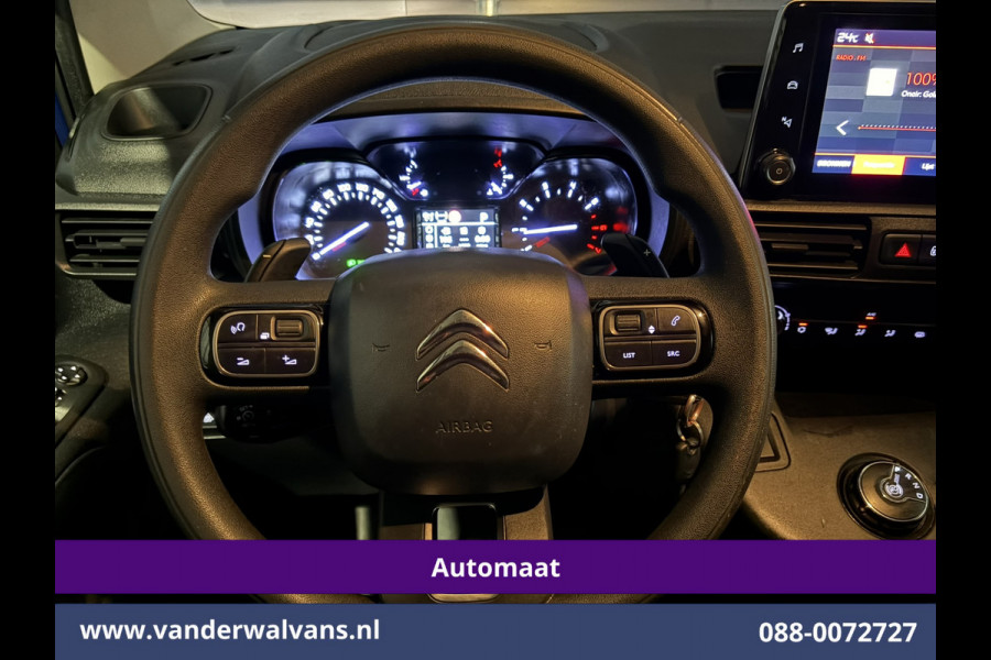 Citroën Berlingo 1.5 BlueHDI 131pk L1H1 Automaat Euro6 Airco | Camera | LM velgen | Apple Carplay Trekhaak, Cruisecontrol, Android Auto, Pushbar, Parkeersensoren