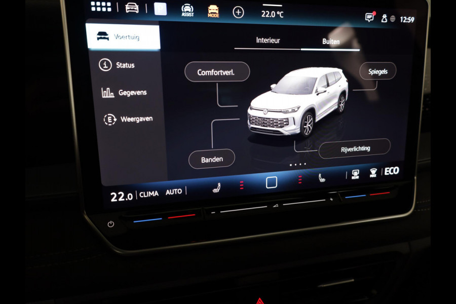 Volkswagen Tayron 1.5 eHybrid R-Line Edition 204 pk Automaat (DSG) | Verlengde garantie | Navigatie | Panoramadak | Trekhaak (wegklapbaar) | Parkeersensoren (Park assist) | Rondomzicht camera | Black Style pakket | R-Line |