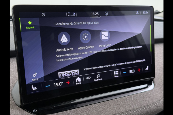 Škoda ENYAQ iV 60 First Edition SOH 92% 3-Zone Ecc Adap.Cruise Stoel+Stuurverwarming Elek.Stoel+Memory Camera Apple Camera Android Auto Navi Pd Keyless advanced Led Matrix Blind Spot Warning Lmv Privacy Glas Lane Assist DAB P-Assist GSM Draadloos laden Dealeronderhouden Origineel Nederlandse Auto