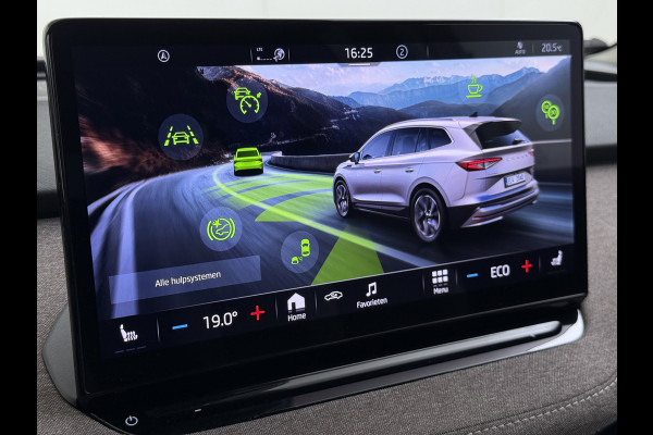Škoda ENYAQ iV 60 First Edition SOH 92% 3-Zone Ecc Adap.Cruise Stoel+Stuurverwarming Elek.Stoel+Memory Camera Apple Camera Android Auto Navi Pd Keyless advanced Led Matrix Blind Spot Warning Lmv Privacy Glas Lane Assist DAB P-Assist GSM Draadloos laden Dealeronderhouden Origineel Nederlandse Auto
