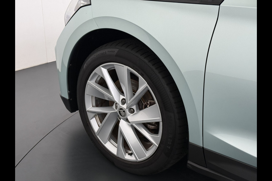 Škoda ENYAQ iV 60 First Edition SOH 92% 3-Zone Ecc Adap.Cruise Stoel+Stuurverwarming Elek.Stoel+Memory Camera Apple Camera Android Auto Navi Pd Keyless advanced Led Matrix Blind Spot Warning Lmv Privacy Glas Lane Assist DAB P-Assist GSM Draadloos laden Dealeronderhouden Origineel Nederlandse Auto