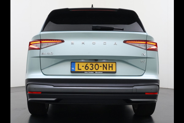 Škoda ENYAQ iV 60 First Edition SOH 92% 3-Zone Ecc Adap.Cruise Stoel+Stuurverwarming Elek.Stoel+Memory Camera Apple Camera Android Auto Navi Pd Keyless advanced Led Matrix Blind Spot Warning Lmv Privacy Glas Lane Assist DAB P-Assist GSM Draadloos laden Dealeronderhouden Origineel Nederlandse Auto