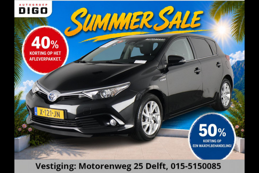 Toyota Auris 1.8 Hybrid Executive . GARANTIE TOT 02-2029 . STOEL VERWARMING . NAVIGATIE . CRUISE CONTROL .