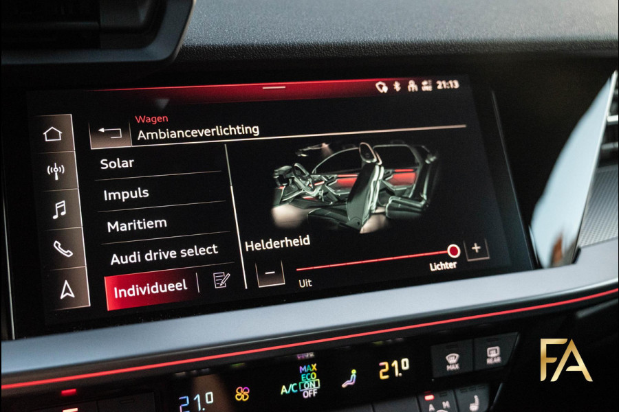 Audi A3 Sportback 40 TFSI e S Line 19Inch|B&O|Sfeer|RSseats|Leder|