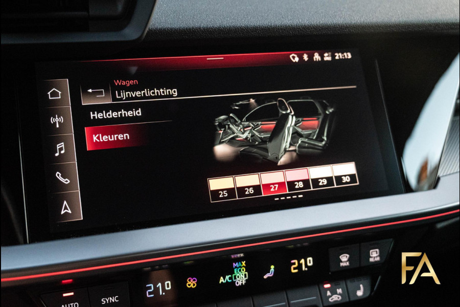 Audi A3 Sportback 40 TFSI e S Line 19Inch|B&O|Sfeer|RSseats|Leder|