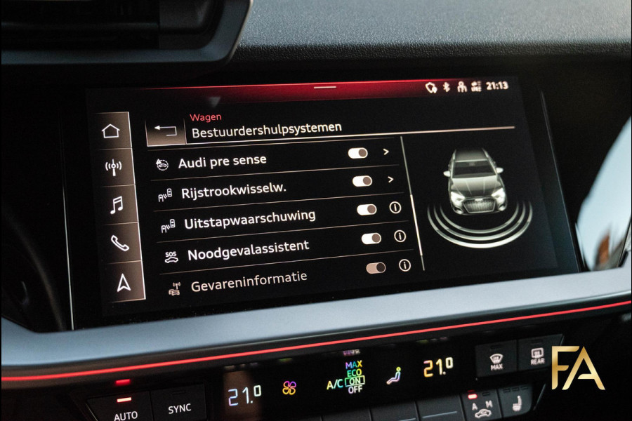 Audi A3 Sportback 40 TFSI e S Line 19Inch|B&O|Sfeer|RSseats|Leder|