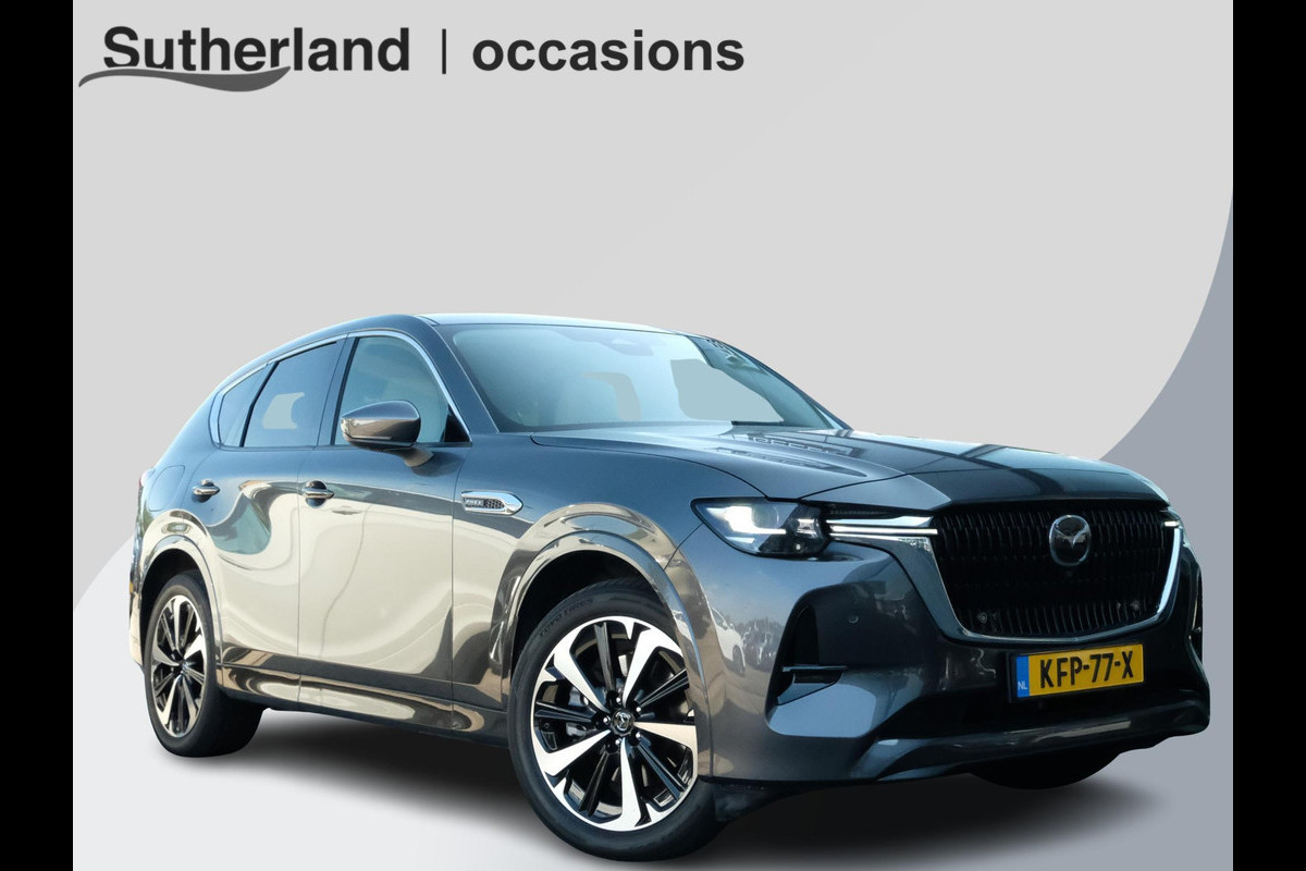Mazda CX-60 2.5 e-SkyActiv PHEV Takumi 328 PK | Wegklapbare Trekhaak | Panoramadak | 360 graden camera | Achteruitrijcamera | Stoelverwarming |  Adaptieve Cruise Control