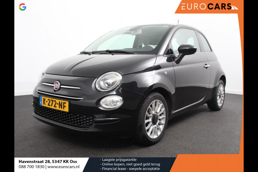 Fiat 500 1.2 Lounge Navigatie Leder Interieur Climate Control Panoramadak Parkeer sensoren