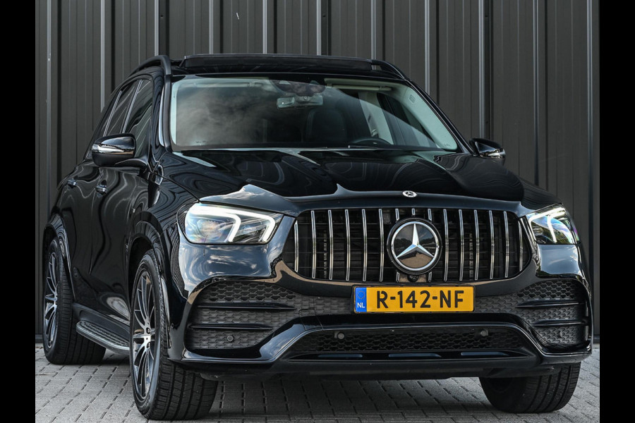 Mercedes-Benz GLE 350 de 4MATIC Premium Plus AMG Line | Panoramadak | Burmester | HUD | Luchtvering | Memory Seats | Trekhaak | Ambiance Interieur | Stoel + Stuurverwarming |