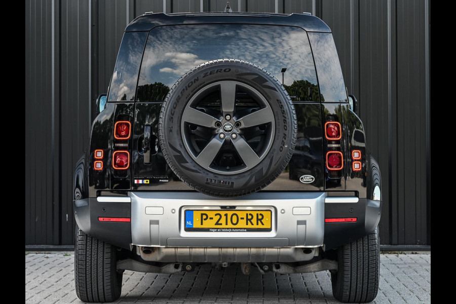 Land Rover Defender 110 2.0 P400e 110 X-Dynamic S | Panoramadak | 360 Camera | Adaptive Cruise Control | Stuur + Stoelverwarming | Trekhaak | Keyless Entry |
